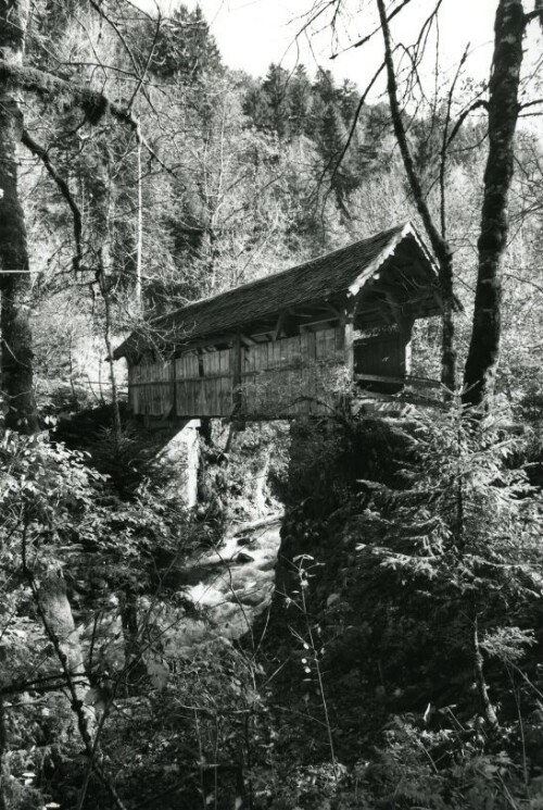 Steiles Erbe - Großes Walsertal, Lasanggabrücke in Raggal