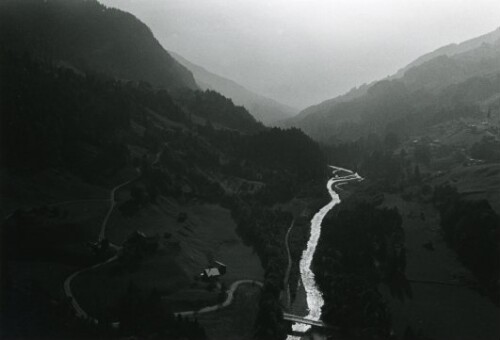 Großes Walsertal, Die Lutz von der Seilbahn Sonntag-Stein aus gesehen
