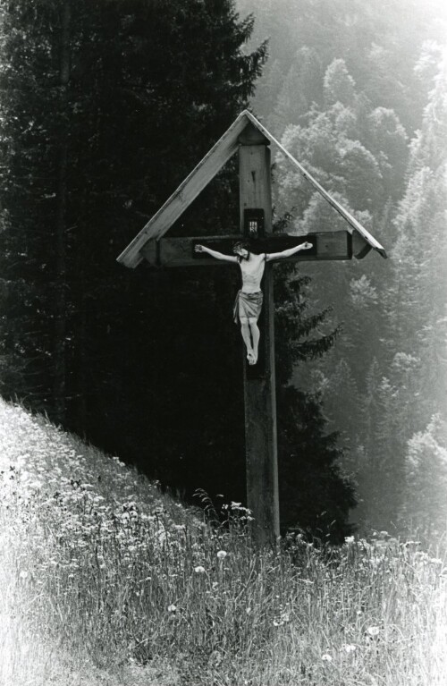 Großes Walsertal, Wegkreuz in Sonntag