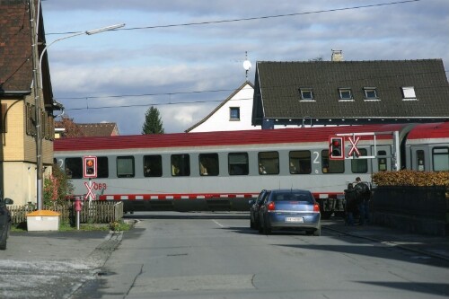 Feldkirch Altenstadt, Bahnübergang