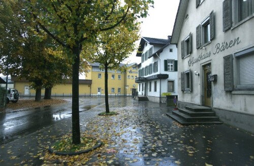 Rankweil, ÖBB Bahnhof, alter Bahnhofsvorplatz