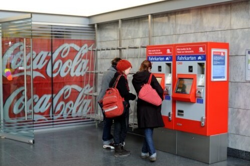 Feldkirch, Bahnhof, Fahrkartenautomat