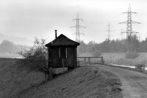 Zollhäuschen am Rheindamm