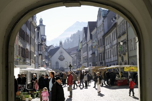 Marktgasse am Samstag
