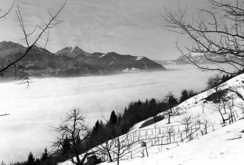 Frastanz - Walgau mit Nebelmeer