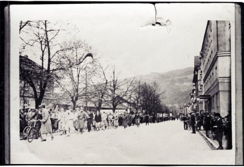 Sozialdemokratischer Gehsteigmarsch am 1. Mai 1933