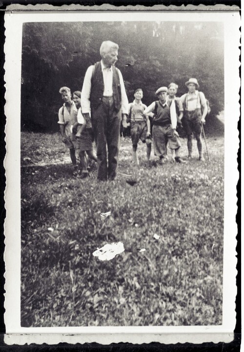 Johann Mayer bei Klausberg-Holzaktion 1935