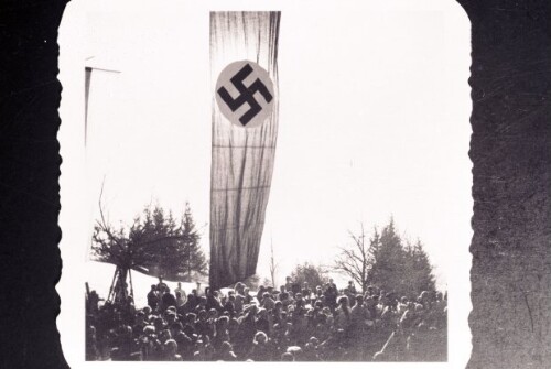Illegales Hissen einer Hakenkreuzfahne auf dem Bödele