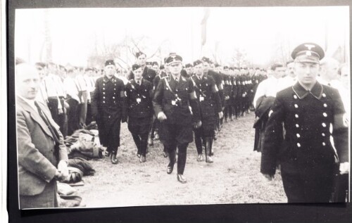 Aufmarsch der Dornbirner SS auf der Birkenwiese