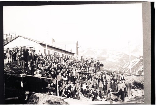 Arbeiter in der Silvretta