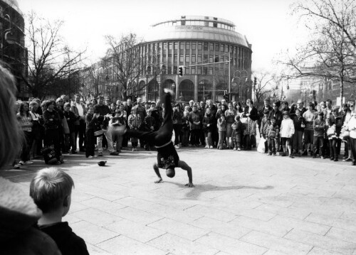 Berlin, Kurfürstendamm, Straßenkünstler