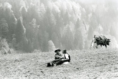 Steiles Erbe - Großes Walsertal, Paul und Ernst Burtscher in Sonntag-Seeberg