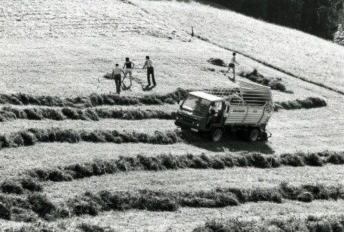 Steiles Erbe - Großes Walsertal, Heuernte in Raggal