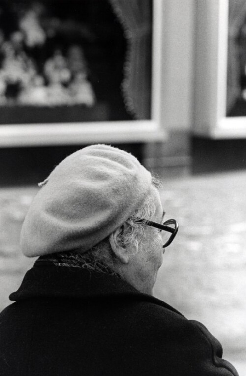 St. Gallen, Blickwechsel, Köpfe von hinten