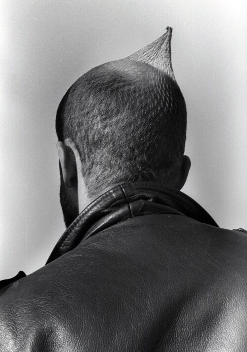 London, Blickwechsel, Köpfe von hinten, Großdemo gegen atomare Rüstung