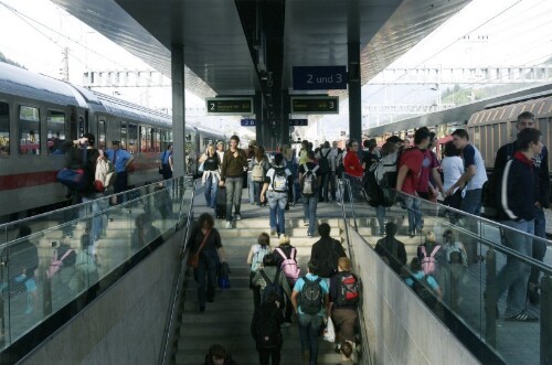 Feldkirch, Bahnsteig