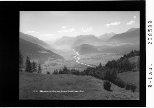 Oberes Inntal / Blick vom Gasthof Inntal / Mösern / Tirol