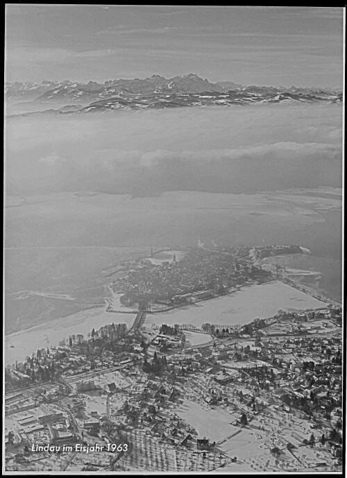 Lindau im Eisjahr 1963