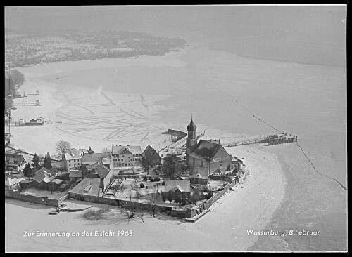 Zur Erinnerung an das Eisjahr 1963 Wasserburg am 8. Februar