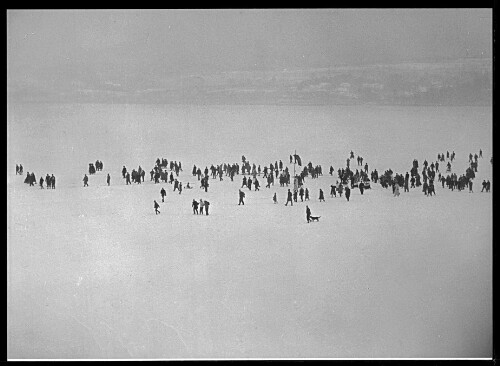 [Eisprozession Hagnau (Deutschland) - Münsterlingen (Schweiz) am 12. Februar 1963]