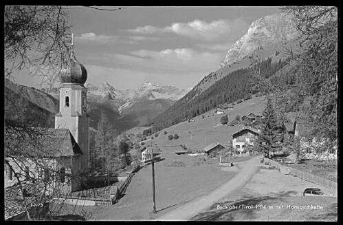 Bschlabs / Tirol 1314 m mit Hornbachkette