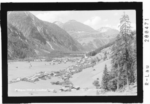Holzgau 1100 m im Lechtal Tirol