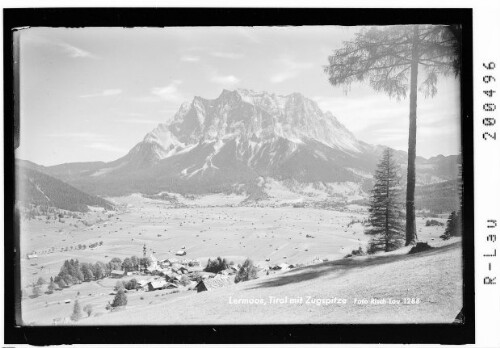 Lermoos Tirol mit Zugspitze