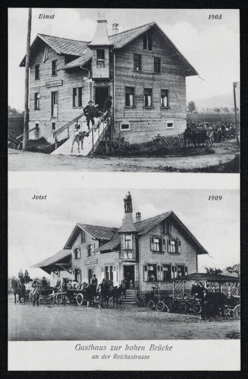 Gasthaus zur hohen Brücke an der Reichsstrasse