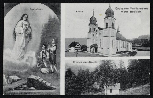 Gruss vom Wallfahrtsorte Maria Bildstein