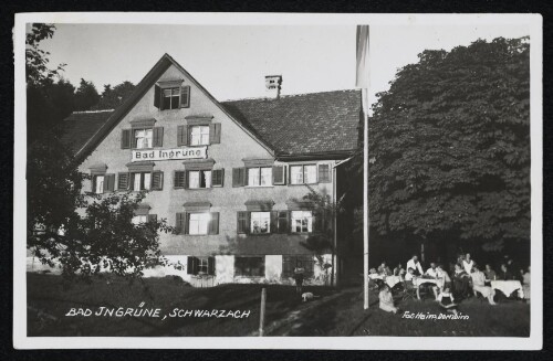 Bad Ingrüne, Schwarzach