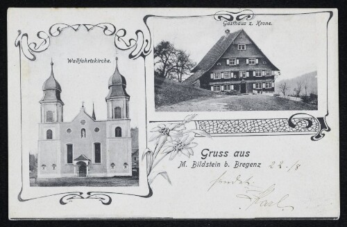 Gruss aus M. Bildstein b. Bregenz