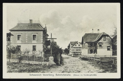 Schwarzach Vorarlberg. Bahnhofstraße