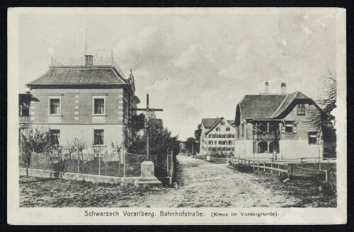 Schwarzach Vorarlberg. Bahnhofstraße