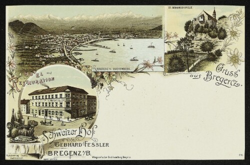 Gruss aus Bregenz : Hotel und Restauration Schweizerhof