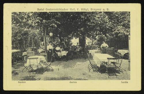 Hotel Oesterreichischer Hof, F. Klügl, Bregenz a. B.