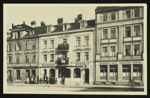 Restaurant Brändle und Internationale Transporte Gebrüder Weiss in Bregenz