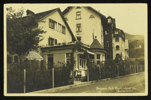 Bregenz, Cafe Boch, nächst der Pfänderbahn