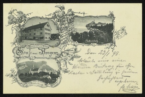 Gruß aus Bregenz : Weinhaus Franz Ritter