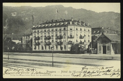 Bregenz - Hôtel de l`Europe