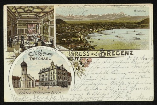 Gruss aus Bregenz : Café und Restaurant Drechsel