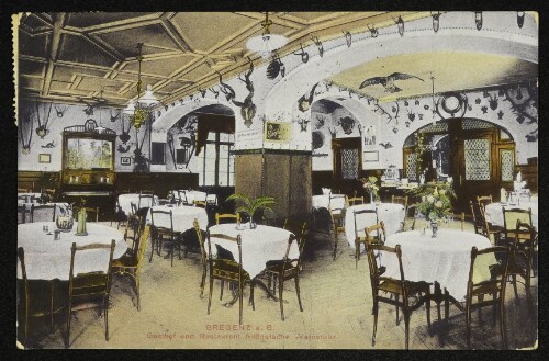 Gasthof u. Restaurant  Altdeutsche Weinstube  : Bregenz a. B.