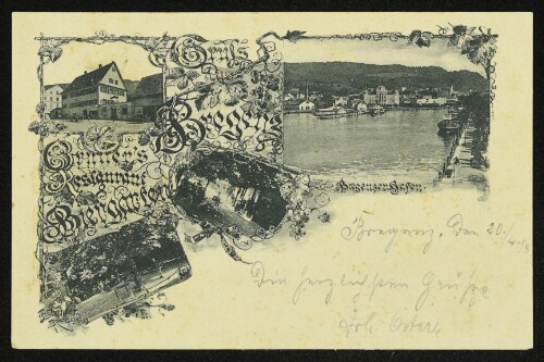 Gruss aus Bregenz : Gruner´s Restaurant - Biergarten