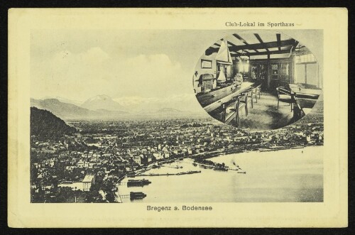 Bregenz a. Bodensee : Club-Lokal im Sporthaus