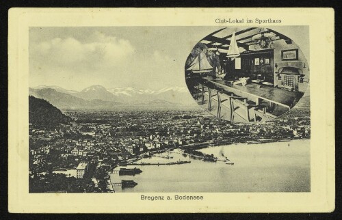 Bregenz a. Bodensee : Club-Lokal im Sporthaus