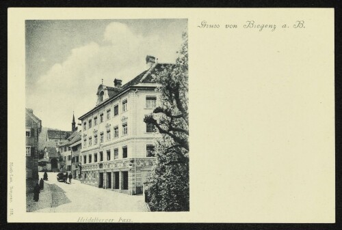 Gruss von Bregenz a. B. : Heidelberger Fass