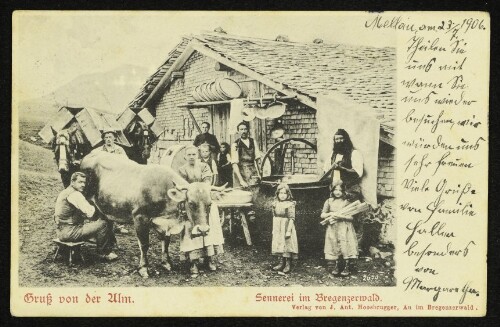 Gruß von der Alm : Sennerei im Bregenzerwald
