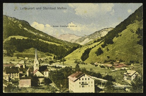 Luftkurort und Stahlbad Mellau