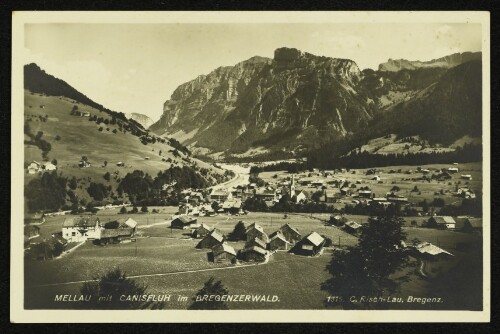 Mellau mit Canisfluh im Bregenzerwald