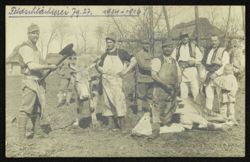 Feldschlächterei Jg. 27. 1914-1916!