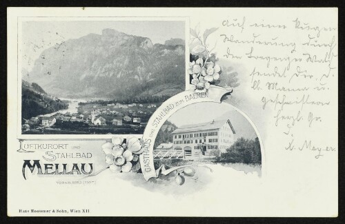 Luftkurort und Stahlbad Mellau Vorarlberg (750m)